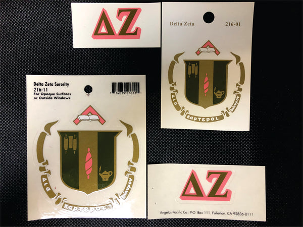 Delta Zeta  Decal - Discontinued