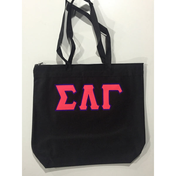 Sigma Lambda Gamma Black Tote Bag