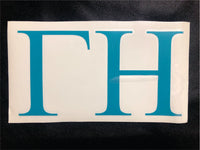 Gamma Eta 4in Vinyl Decal