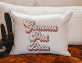 Gamma Phi Beta Retro Throw Pillow