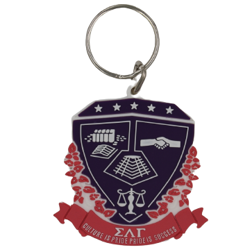 Sigma Lambda Gamma Crest Keychain