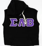 Sigma Lambda Beta Sleeveless Hooded Sweatshirt