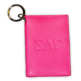 Sigma Lambda Gamma Leather Key Chain Wallet