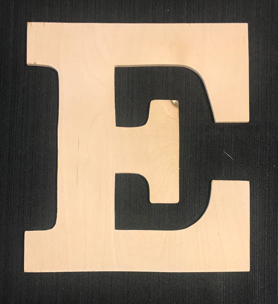 10" Letter - E/Epsilon
