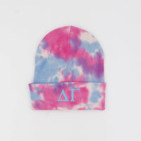 Delta Delta Delta Tie-Dyed Knit Beanie