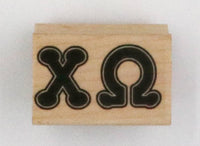 Chi Omega Rubber Stamp