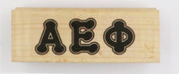 Alpha Epsilon Phi Rubber Stamp
