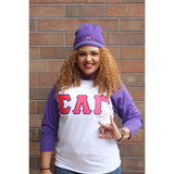 Sigma Lambda Gamma 3/4 Sleeve Baseball Tee