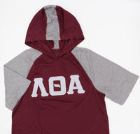 Lambda Theta Alpha Holloway Echo Short Sleeve Hoodie Tee - Discontinued