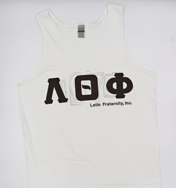 Lambda Theta Phi 1975 White Tank