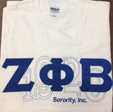 Zeta Phi Beta Sorority, Inc. Tee - Discontinued