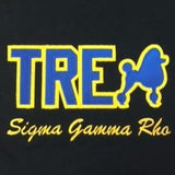 Sigma Gamma Rho Gold Word Long Sleeve