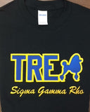 Sigma Gamma Rho Black Word Tee