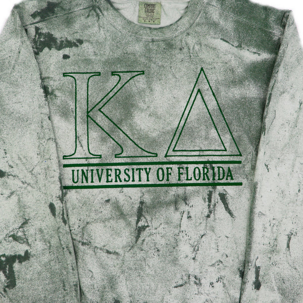 Kappa Delta Embroidered Color Blast Crewneck Sweatshirt