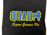 Sigma Gamma Rho Black Word Tee