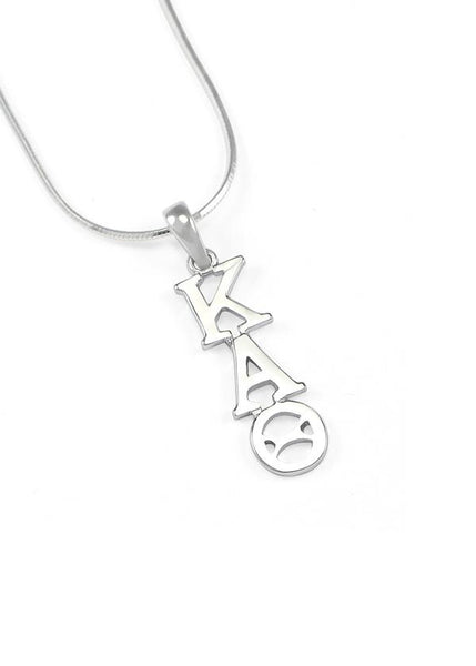 Kappa Alpha Theta Sterling Silver Lavaliere