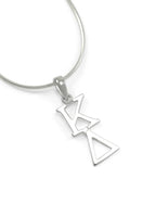 Kappa Delta Sterling Silver Lavaliere