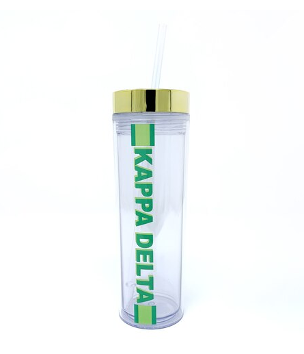 Kappa Delta Striped Water Bottle