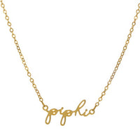 Pi Beta Phi Script Necklace