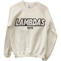 Lambda Theta Phi LAMBDAS White Crewneck
