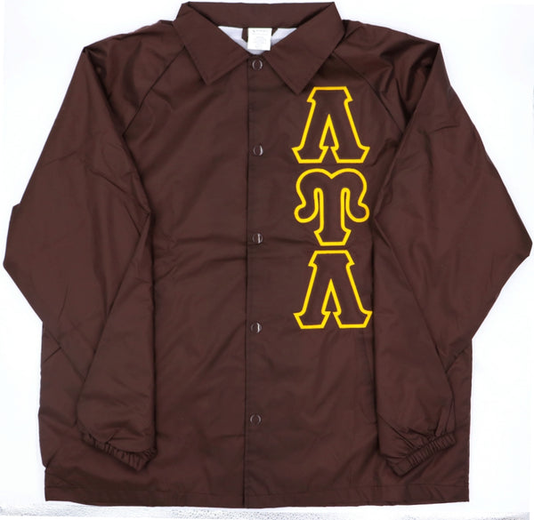 Lambda Upsilon Lambda Brown Line Jacket