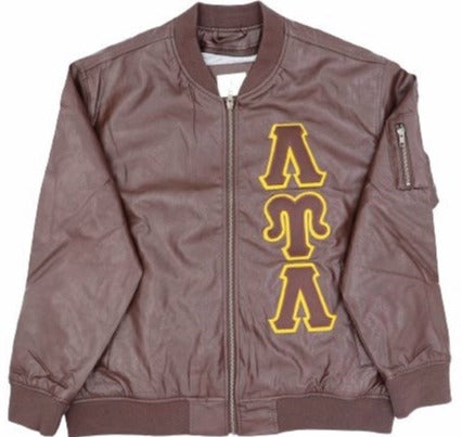 Lambda Upsilon Lambda Vegan Leather Jacket