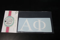 Alpha Phi Vinyl Decal