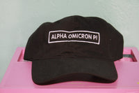 Alpha Omicron Pi Rectangle Hat