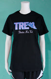 Theta Nu Xi Black Word Tee