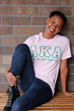 Alpha Kappa Alpha "Pretty Girls Wear Twenty Pearls" Tee