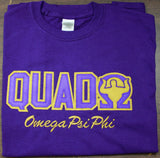 1911 Purple and Old Gold Word Tee