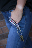 Alpha Phi FOB Keychain