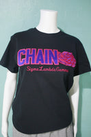 Sigma Lambda Gamma Word Tee with Rose