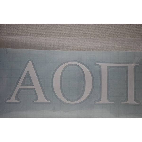 Alpha Omicron Pi Vinyl Decal