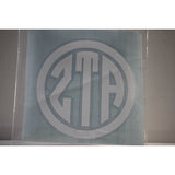 Zeta Tau Alpha Vinyl Decal