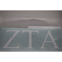 Zeta Tau Alpha Vinyl Decal