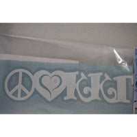 Kappa Kappa Gamma Peace Love Decal - Discontinued