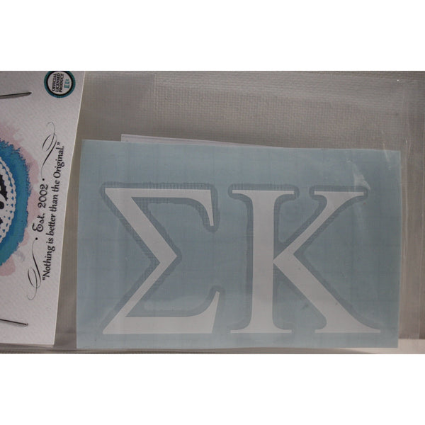 Sigma Kappa Vinyl Decal