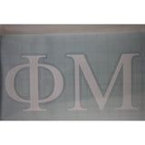 Pan Phi Mu Vinyl Decal