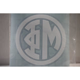 Pan Phi Mu Vinyl Decal