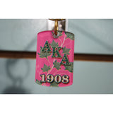 Alpha Kappa Alpha Two-Sided Acrylic Keychain
