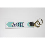Alpha Omicron Pi FOB Keychain