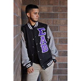 Sigma Lambda Beta Cotton Letterman Jacket