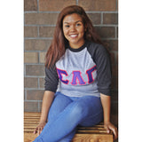 Sigma Lambda Gamma 3/4 Sleeve Baseball Tee