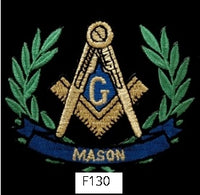 Mason Wreath Patch