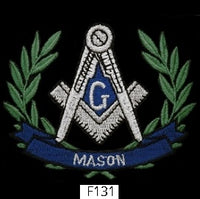 Mason Wreath Patch