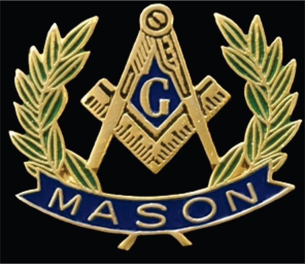 Masons Wreath Pin