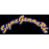 Sigma Gamma Rho Large Tackle Twill Rocker Patch