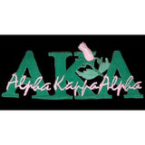 Alpha Kappa Alpha New Image Patch with Rose