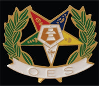 Order of the Eastern Star Wreath Pin